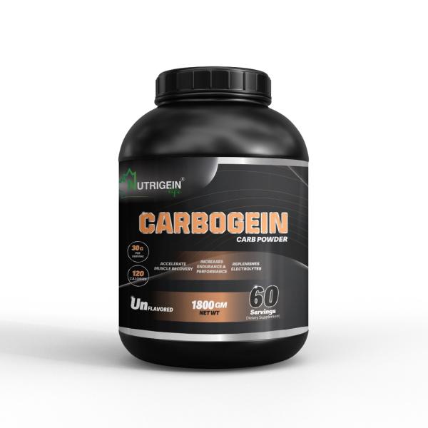 CARBOGEIN Powder, Unflavored, Carbohydrate 1800 GM Net Wt.,60 servings.